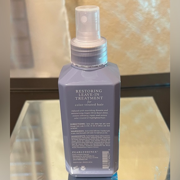 Restoring Leave in treatment by Pearlessence for color treated hair. 8 oz. - Picture 6 of 12